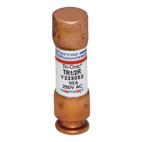 TR1/2R - Fuse Tri-Onic® 250V 0.5A Time-Delay Class RK5 TR Series